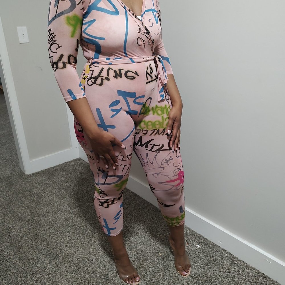 Graffiti jumpsuit